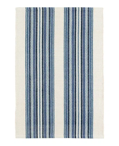 Dash & Albert By Annie Selke Dash Albert By Annie Selke Road Runner Indoor/outdoor Da1735 Area Rug, 3'0x5'0 In Blue
