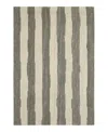 Dash & Albert By Annie Selke Dash Albert By Annie Selke Silas Stripe Da2220 Area Rug, 3'0x5'0 In Gray