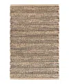Dash & Albert By Annie Selke Dash Albert By Annie Selke Simba Da1016 Area Rug, 8'0x10'0 In Black