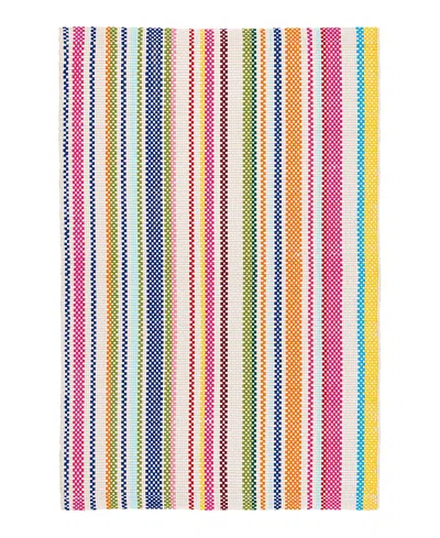 Dash & Albert By Annie Selke Dash Albert By Annie Selke Summer Stripe Indoor/outdoor Da1631 Area Rug, 3'0x5'0 In Multi
