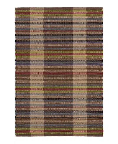 Dash & Albert By Annie Selke Dash Albert By Annie Selke Swedish Rag Indoor/outdoor Rdb223 Area Rug, 8'0x10'0 In Blue