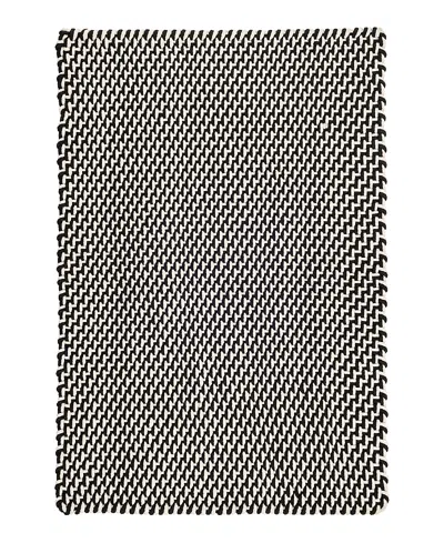 Dash & Albert By Annie Selke Dash Albert By Annie Selke Two-tone Rope Indoor/outdoor Rdb219 Area Rug, 8'0x10'0 In Black