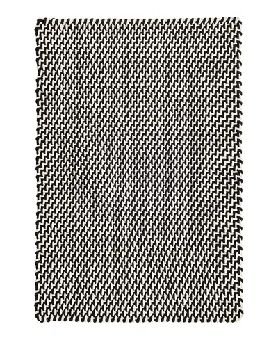 Dash & Albert By Annie Selke Dash Albert By Annie Selke Two-tone Rope Indoor/outdoor Rdb219 Runner, 2'6x12'0 In Black