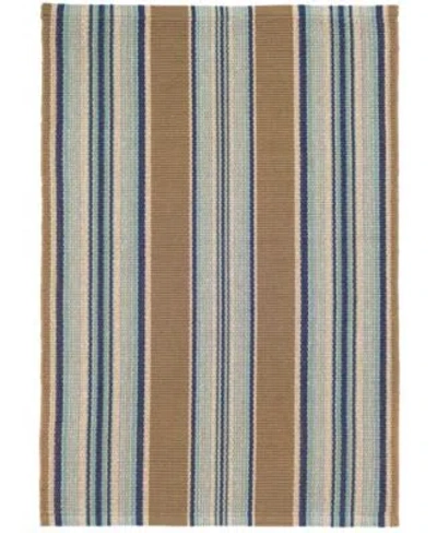 Dash And Albert Rugs By Annie Dash Albert Rugs By Annie Selke Blue Heron Stripe Indoor Outdoor Da142 Rug Collection In Brown