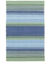 Dash And Albert Rugs By Annie Dash Albert Rugs By Annie Selke Fiesta Stripe Indoor Outdoor Da662 Rug Collection In Blue