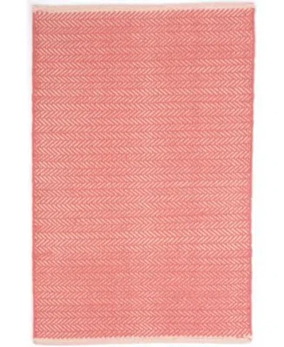 Dash And Albert Rugs By Annie Dash Albert Rugs By Annie Selke Herringbone Cotton Rda420 Rug Collection In Pink