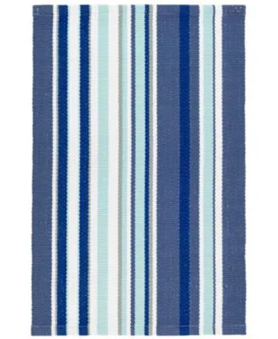 Dash And Albert Rugs By Annie Dash Albert Rugs By Annie Selke Skyler Stripe Indoor Outdoor Da1360 Rug Collection In Blue