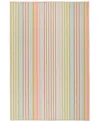 Dash And Albert Rugs By Annie Selke Ana Ticking Machine Washable Da2030 4'x6' Area Rug In Blue