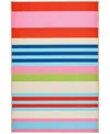 Dash And Albert Rugs By Annie Selke Beach Stripe Machine Washable Da2163 5'x8' Area Rug In Multi