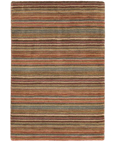 Dash And Albert Rugs By Annie Selke Brindle Stripe Rda080 8'x10' Area Rug In Multi