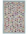 Dash And Albert Rugs By Annie Selke Cat's Paw Rda056 4'x6' Area Rug In Blue