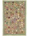 Dash And Albert Rugs By Annie Selke Cat's Paw Rda150 4'x6' Area Rug In Green
