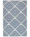 Dash And Albert Rugs By Annie Selke Cleo Machine Washable Da2168 3'x5' Area Rug In Blue