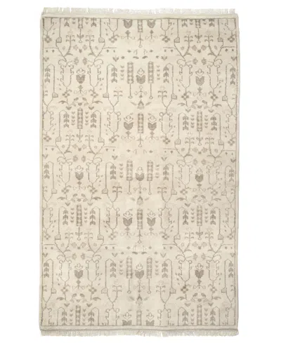 Dash And Albert Rugs By Annie Selke Dara Da2306 9'x12' Area Rug In White