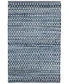 Dash And Albert Rugs By Annie Selke Denim Stone Da2208 8'x10' Area Rug In Blue