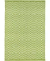 Dash And Albert Rugs By Annie Selke Diamond Indoor/outdoor Rdb100 2'6''x12' Runner Area Rug In Green