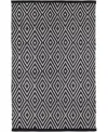 Dash And Albert Rugs By Annie Selke Diamond Indoor/outdoor Rdb170 2'6''x18' Runner Area Rug In Black