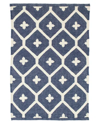 Dash And Albert Rugs By Annie Selke Elizabeth Indoor/outdoor Da771 4'x6' Area Rug In Blue