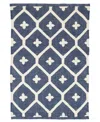 Dash And Albert Rugs By Annie Selke Elizabeth Indoor/outdoor Da771 8'x10' Area Rug In Blue