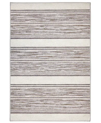 Dash And Albert Rugs By Annie Selke Ellington Stripe Machine Washable Da2340 8'x10' Area Rug In Gray