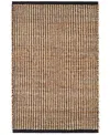 Dash And Albert Rugs By Annie Selke Gridwork Da975 2'6''x8' Runner Area Rug In Black