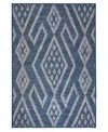 Dash And Albert Rugs By Annie Selke Guthrie Machine Washable Da2344 4'x6' Area Rug In Blue