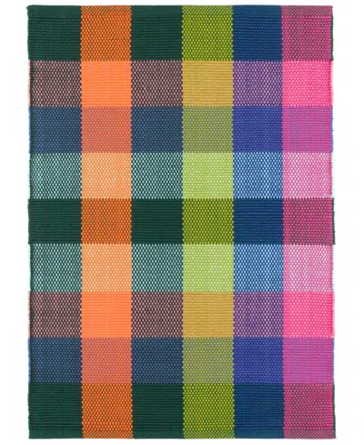 Dash And Albert Rugs By Annie Selke Happy Plaid Indoor/outdoor Da1798 2'x3' Area Rug In Multi