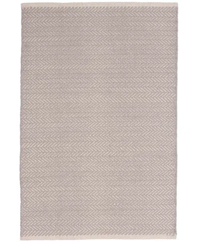 Dash And Albert Rugs By Annie Selke Herringbone Cotton Rda421 4'x6' Area Rug In Multi