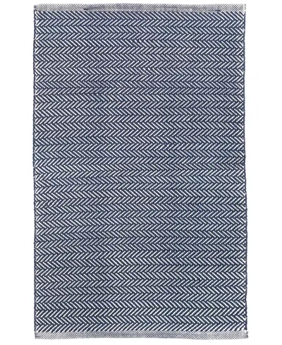 Dash And Albert Rugs By Annie Selke Herringbone Indoor/outdoor Da285 2'6''x8' Runner Area Rug In Purple