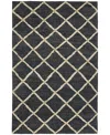 Dash And Albert Rugs By Annie Selke Kali Handwoven Da1922 8'x10' Area Rug In Black