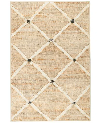 Dash And Albert Rugs By Annie Selke Kali Machine Washable Da2041 3'x5' Area Rug In Brown