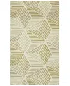 Dash And Albert Rugs By Annie Selke Karari Da2023 2'6''x8' Runner Area Rug In Green