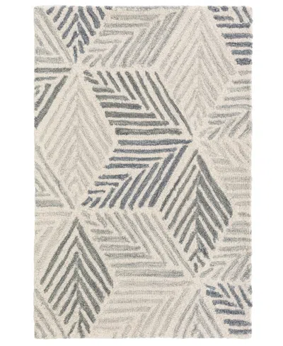 Dash And Albert Rugs By Annie Selke Karari Da897 2'6''x8' Runner Area Rug In Gray