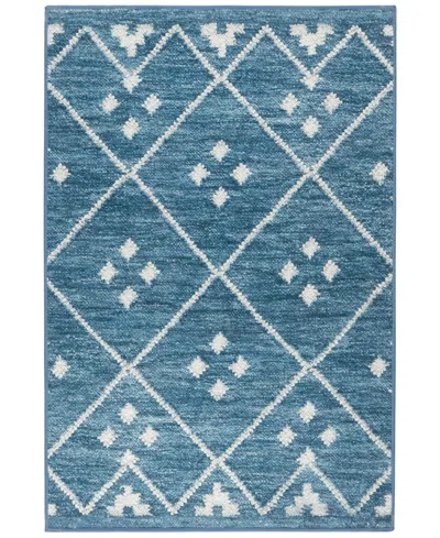 Dash And Albert Rugs By Annie Selke Kota Machine Washable Da2042 2'6''x8' Runner Area Rug In Purple