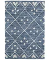 Dash And Albert Rugs By Annie Selke Kota Wool Da853 8'x10' Area Rug In Purple