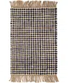 Dash And Albert Rugs By Annie Selke Kuba Da978 2'6''x8' Runner Area Rug In Black