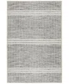 Dash And Albert Rugs By Annie Selke Malta Machine Washable Da2044 4'x6' Area Rug In Gray