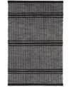 Dash And Albert Rugs By Annie Selke Malta Wool Da1698 8'x10' Area Rug In Black