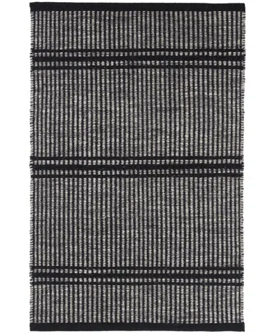 Dash And Albert Rugs By Annie Selke Malta Wool Da1698 8'x10' Area Rug In Black