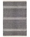 Dash And Albert Rugs By Annie Selke Malta Wool Da1925 8'x10' Area Rug In Black