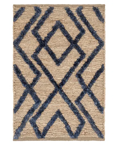 Dash And Albert Rugs By Annie Selke Marco Da773 3'x5' Area Rug In Blue