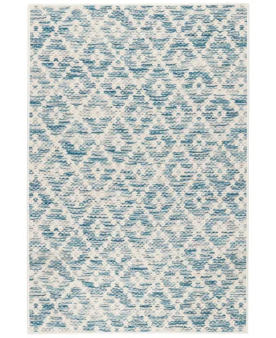 Dash And Albert Rugs By Annie Selke Melange Diamond Machine Washable Da2045 4'x6' Area Rug In Blue