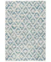Dash And Albert Rugs By Annie Selke Melange Diamond Machine Washable Da2045 8'x10' Area Rug In Blue