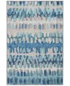 Dash And Albert Rugs By Annie Selke Paint Chip Machine Washable Da2047 8'x10' Area Rug In Blue