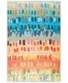 Dash And Albert Rugs By Annie Selke Paint Chip Machine Washable Da2048 3'x5' Area Rug In Multi