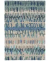 Dash And Albert Rugs By Annie Selke Paint Chip Wool Da1599 4'x6' Area Rug In Blue