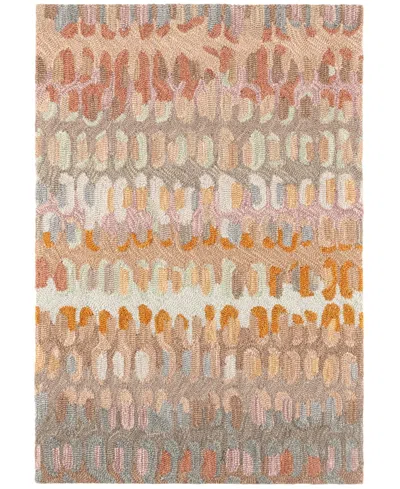 Dash And Albert Rugs By Annie Selke Paint Chip Wool Da1830 6'x9' Area Rug In Multi
