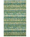 Dash And Albert Rugs By Annie Selke Paint Chip Wool Da1831 4'x6' Area Rug In Green
