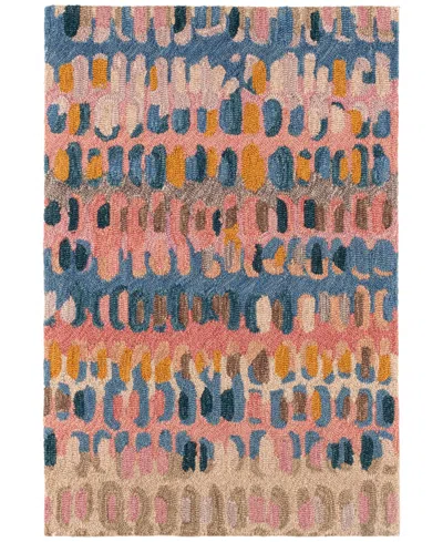 Dash And Albert Rugs By Annie Selke Paint Chip Wool Da1832 3'x5' Area Rug In Multi