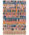 Dash And Albert Rugs By Annie Selke Paint Chip Wool Da1832 8'x10' Area Rug In Multi
